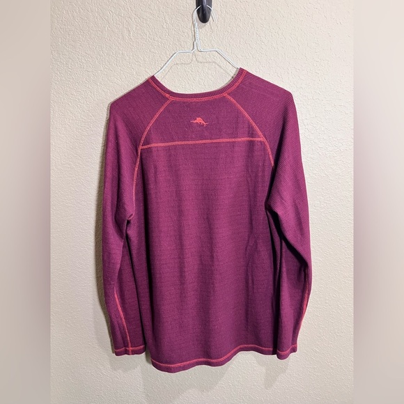 Tommy Bahama Red Striped Crewneck Sweater - Picture 6 of 6